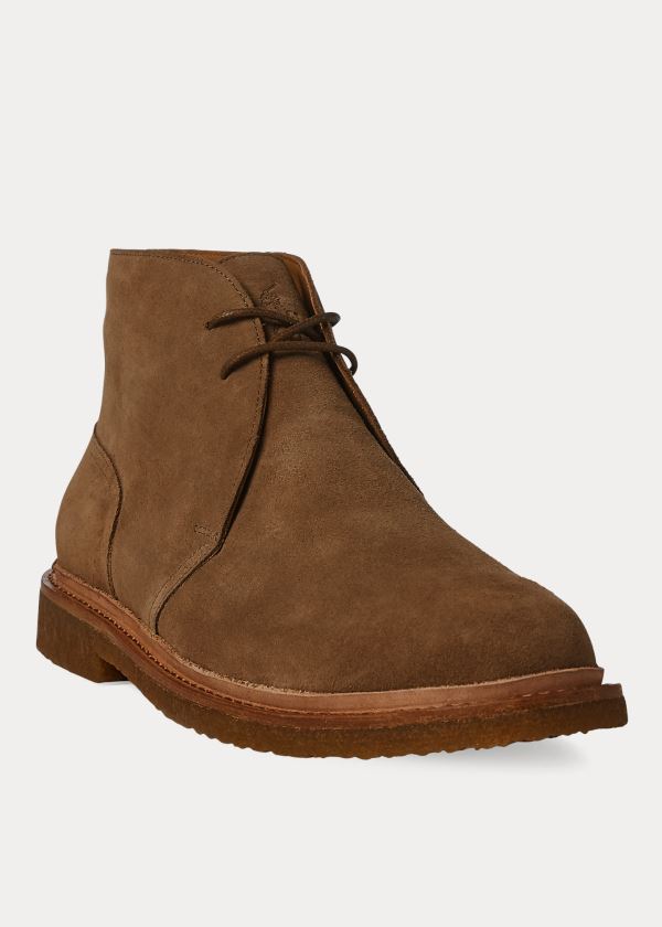 Men's Polo Ralph Lauren Karlyle Suede Chukka Boots | 327860CMP